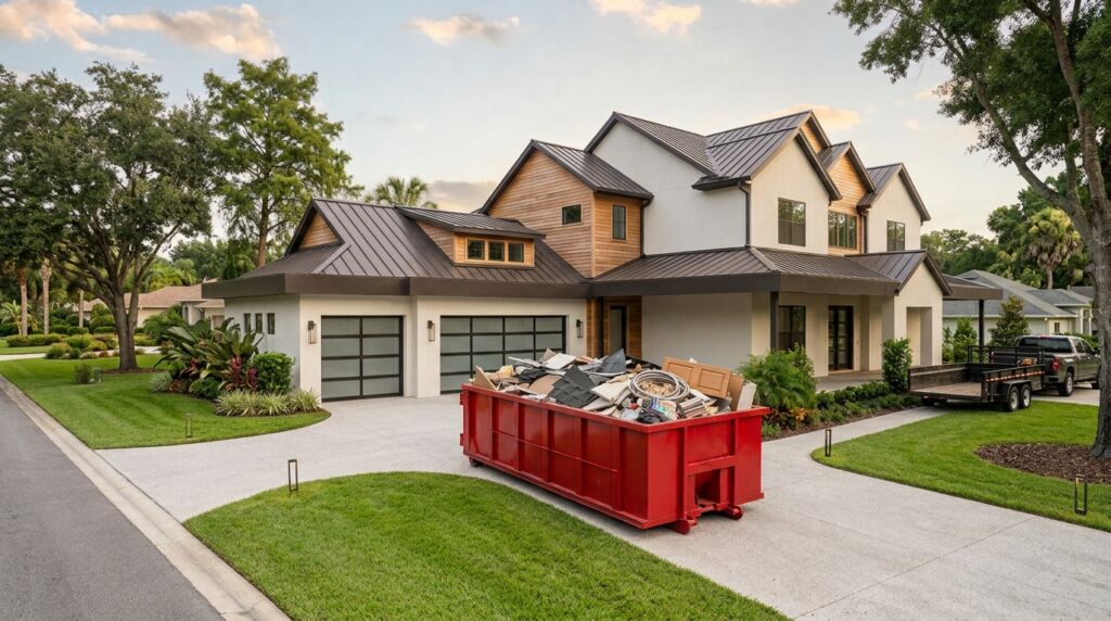 Expert roll-off dumpster rental Harahan LA for home renovation cleanup
